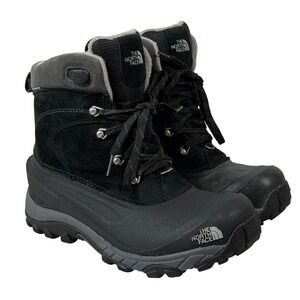 The North Face Mens 8.5 Heatseeker 200g Insulated Winter Boots Black Suede AWMC